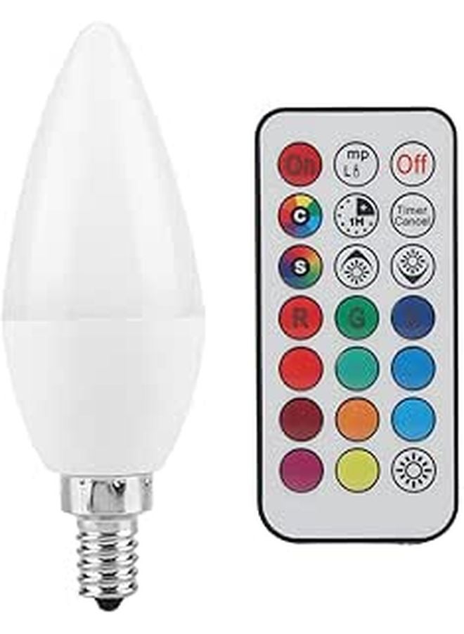 Smart RGB LED Color Changing Light Bulbs 12 Colors 2 Modes Remote Control E27 E14 B22 - Image 1