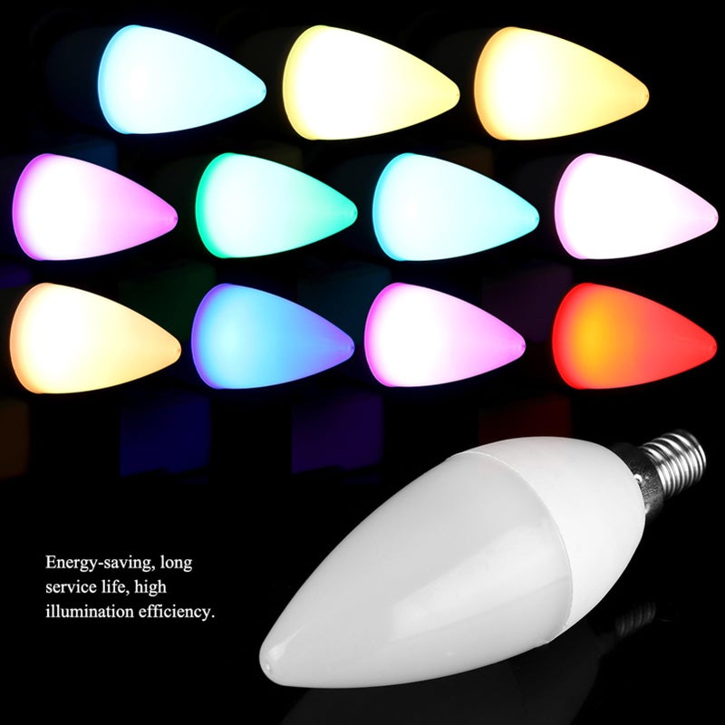 Smart RGB LED Color Changing Light Bulbs 12 Colors 2 Modes Remote Control E27 E14 B22 - Image 4