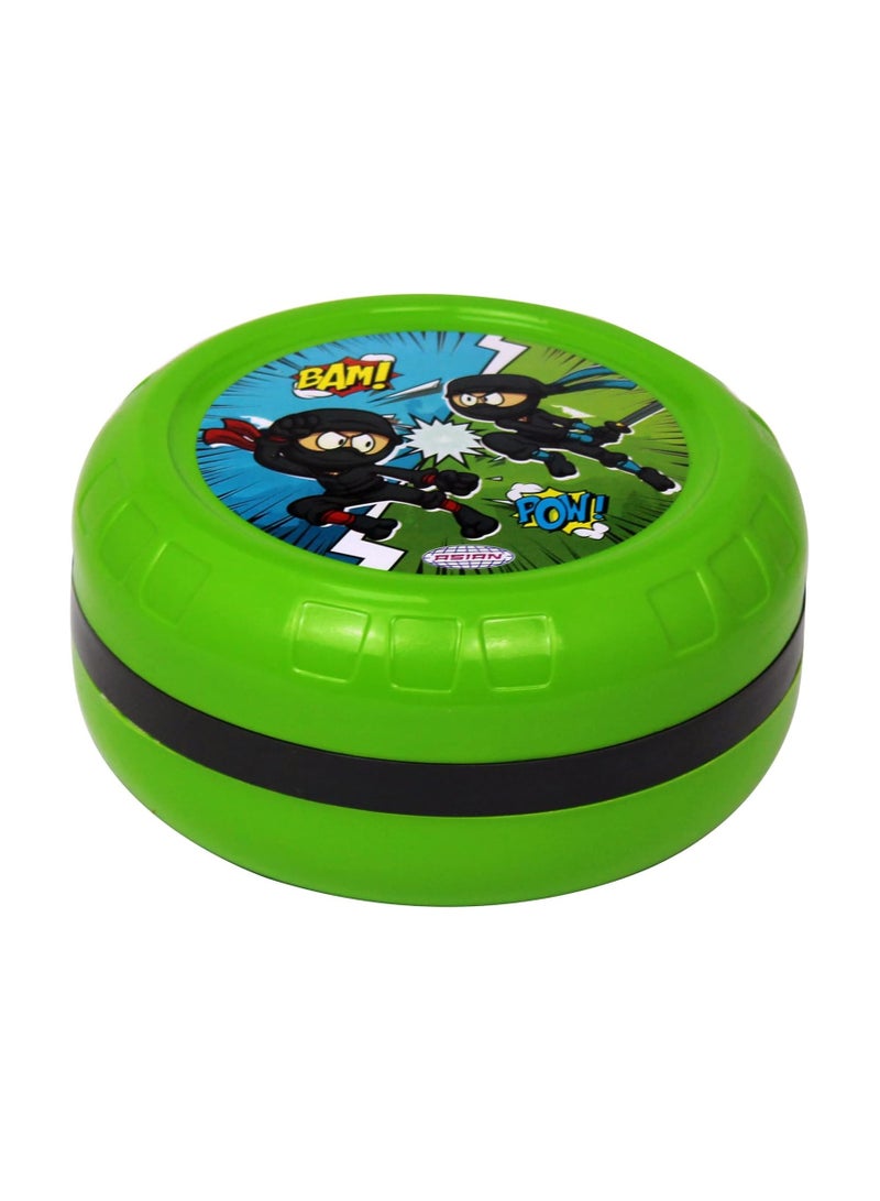 Asian Stainless Steel insulated Kids Lunch Box, Round Tiffin Leak proof Airtight box with Assorted Colors - Orbit  - Image 2