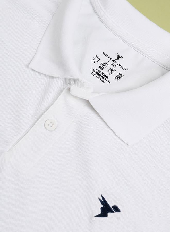 تكنوسبورت تيشيرت بولو سليم فيت سادة مقاس كبير من تكنوسبورت - Image 4