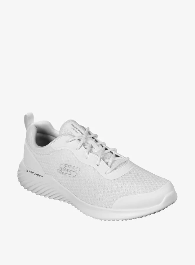 سكيتشرز Men's Mesh Lace-Up Sports Shoes - BOUNDER VOLTIS