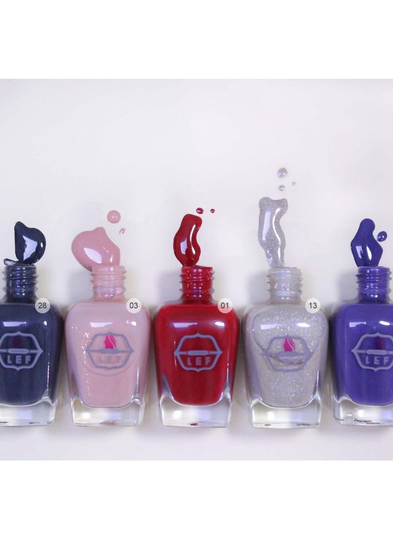 ليف مناكير طلاء الاظافر اتش دي البراق طويل الأمد من ليف | RUBY 01 - Image 4