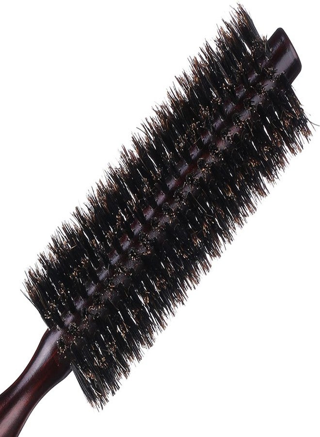 PERFEHAIR Boar Bristle Round Brush-1.3 inch, Pack of 2, Small Round Brushes for Blow Drying Styling Short, Fine, Thin Hair & Beard - Image 5