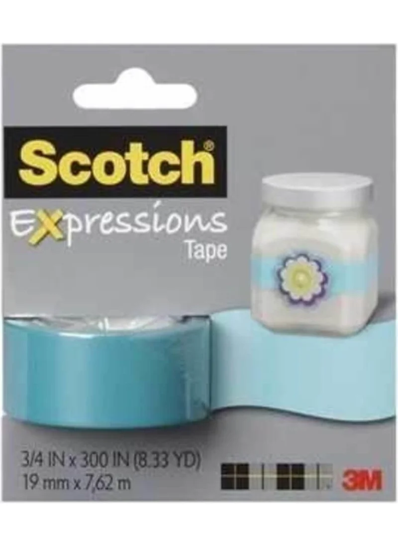 ثري ام Scotch Colored Decorative Tape Blue
