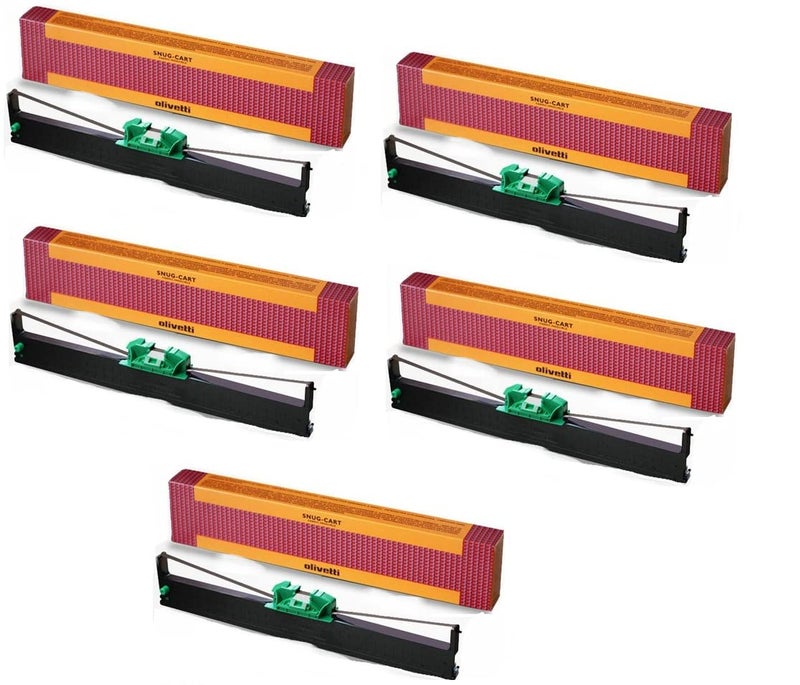 VAVIA Olivetti PR2 DMP Ribbon Cartridge, Pr2e PR2 Black (Pack of 5) - Image 1
