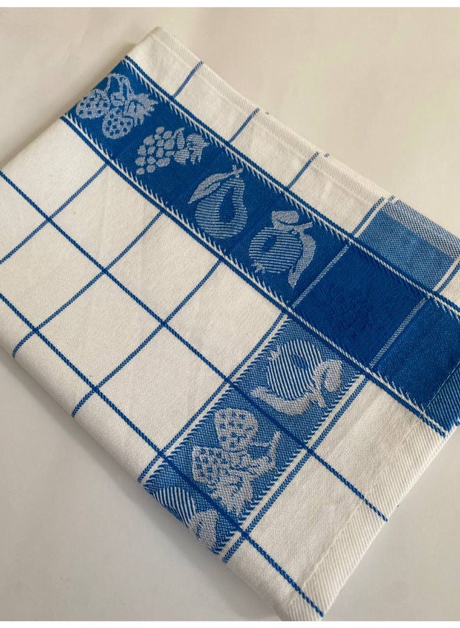 توالا منشفة المطبخ من قطعة واحدة 50*70 سم -ازرق - Image 1