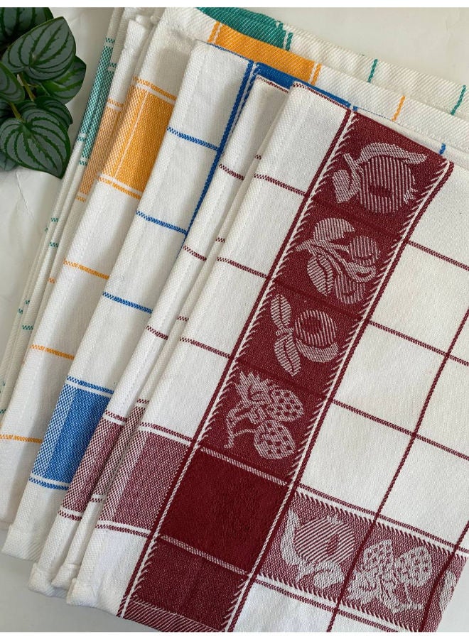 توالا منشفة المطبخ من قطعة واحدة 50*70 سم -ازرق - Image 4