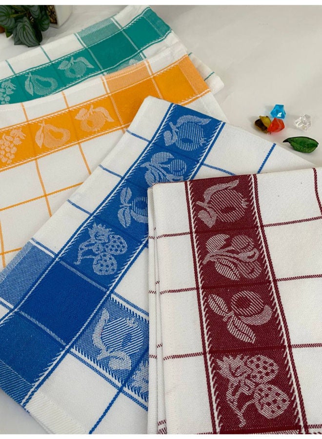 توالا منشفة المطبخ من قطعة واحدة 50*70 سم -ازرق - Image 3