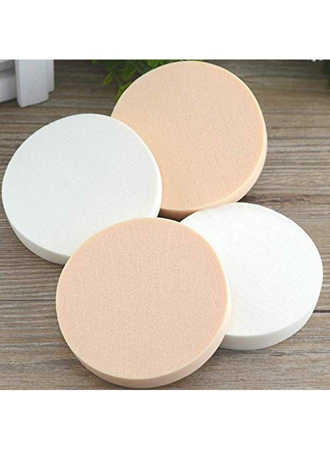 لاسوم 6 قطع من إسفنجة مكياج مستديرة للوجه وبودرة منتفخة لمكياج الأساس تستخدم للجاف والرطب بقطر 3.54 - Image 2