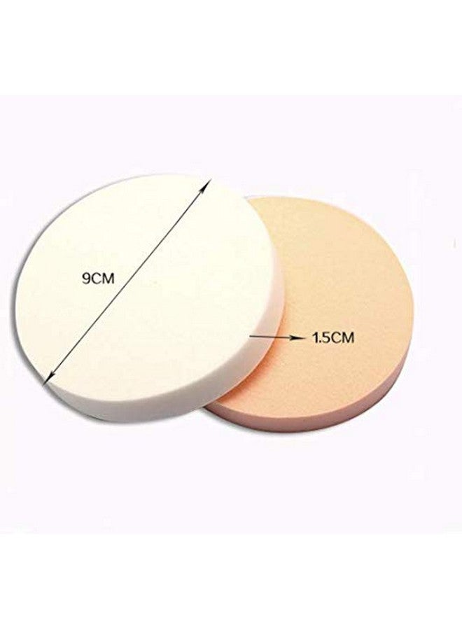 لاسوم 6 قطع من إسفنجة مكياج مستديرة للوجه وبودرة منتفخة لمكياج الأساس تستخدم للجاف والرطب بقطر 3.54 - Image 4