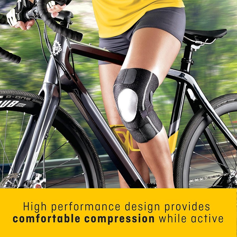 Futuro Performance Compression Knee Support - Adjustable Comfort for Everyday Activities - Black - Image 3