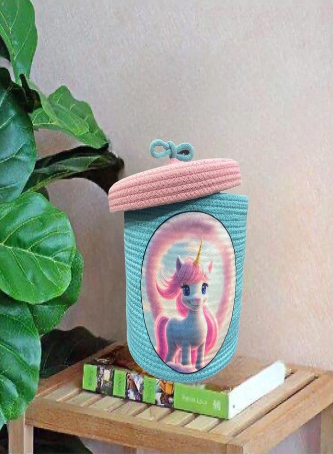 HOME FIESTA THE FIRST HOME DECOR Storage Box for Kids - Small Bins for Shelves, Organizing Baby and Dog Toys - Baskets for Toy Organization - (LIL9) - Image 3