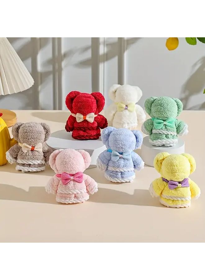 Mixed Color 7pcs Towel Bear Gift Set for Birthday Wedding Holiday Events - Image 5