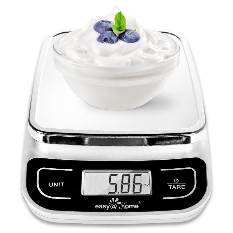 Easy Home EasyHome Digital Kitchen Scale Food Scale with High Precision to 004oz and 11 lbs Capacity Digital Multifunction Measuring Scale EKS202