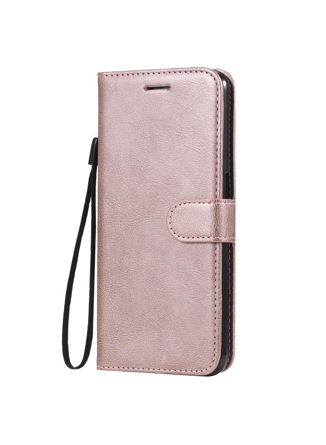 S-TOP Case For Oppo A52 / A72 / A92 Solid Color Horizontal Flip Protective Leather Case with Holder & Card Slots & Wallet & Photo Frame & Lanyard - Image 2