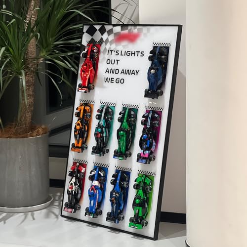 iLuane Display Wallboard for 66802 Display Frame for 10 Cars Ideal for Adult Collectors Home Office Wall Mount Style ACars Not Included - Image 1