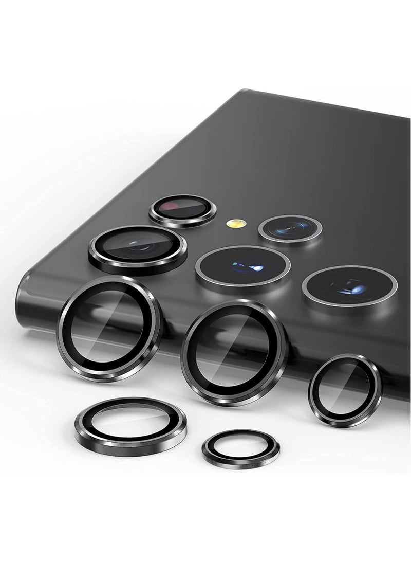 Camera Lens Protector Compatible with Samsung Galaxy S22 Ultra (2022), Scratch-Resistant Ultra-Thin Tempered Glass with Aluminum Edge - Image 1