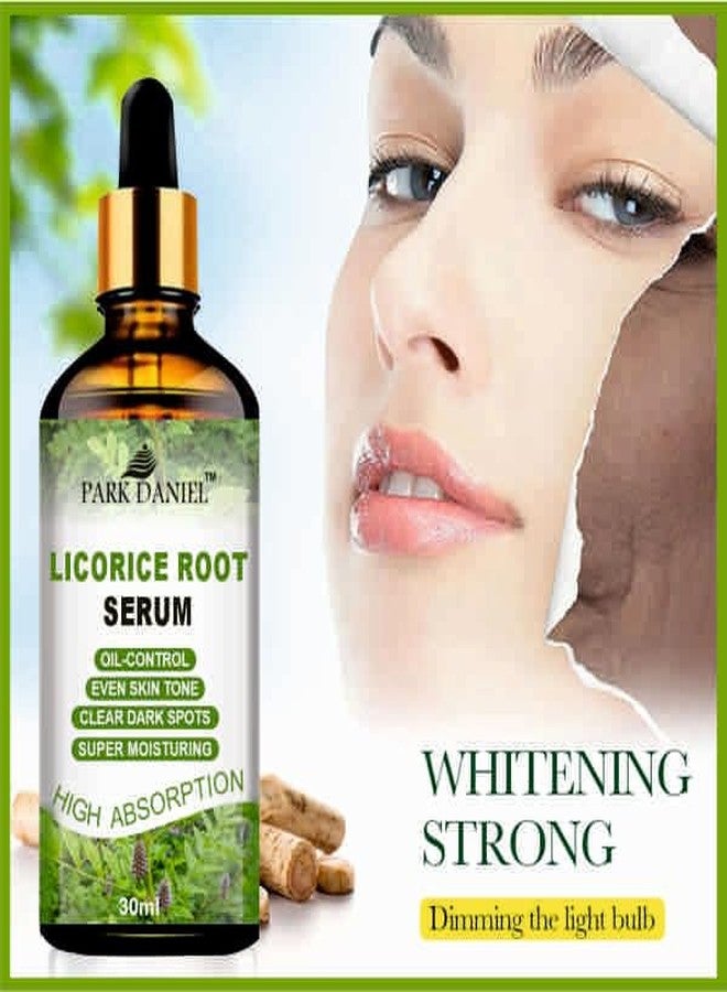 Park Daniel Licorice Root Face Serum for Skin Brightening (Pack of 2 of 30 ML) | Moisturization and Reduce Anti Wrinkles | Anti-Aging | Even Skin Tone | Reduces Pigmentation | For Radiant Skin Glow - Image 2