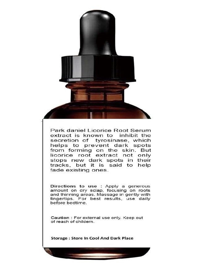 Park Daniel Licorice Root Face Serum for Skin Brightening (Pack of 2 of 30 ML) | Moisturization and Reduce Anti Wrinkles | Anti-Aging | Even Skin Tone | Reduces Pigmentation | For Radiant Skin Glow - Image 5