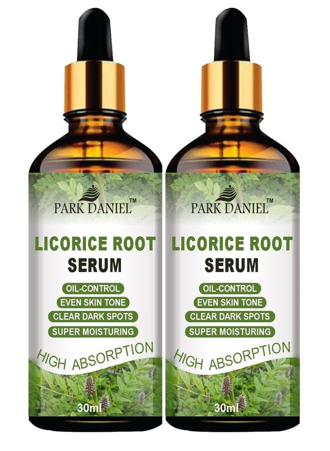 Park Daniel Licorice Root Face Serum for Skin Brightening (Pack of 2 of 30 ML) | Moisturization and Reduce Anti Wrinkles | Anti-Aging | Even Skin Tone | Reduces Pigmentation | For Radiant Skin Glow - Image 1