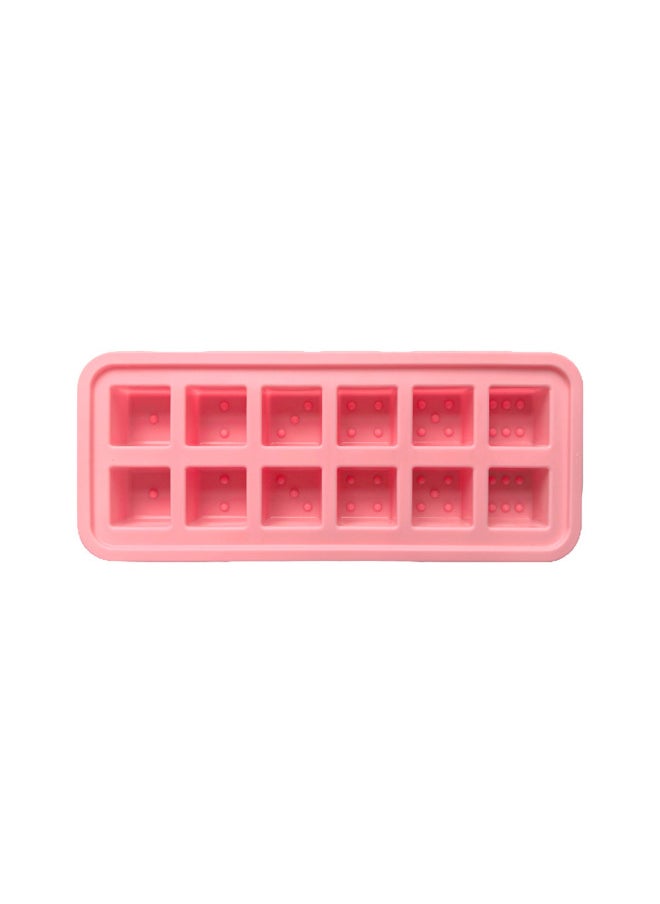Generic - 12 Even Dice Ice Cube 660 Silicone Ice Cube Mold DIY Chocolate Biscuit Cake Ice Box Small Ice Cube Tray-Color:Random Color (color Can Be Noted) - Image 1