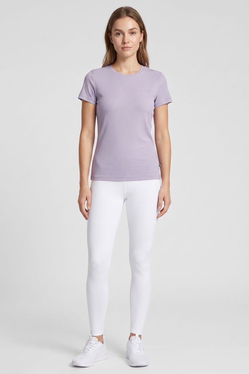 PUMA Women Sportswear Fit Short Sleeve Training T-Shirt, Mauve - Image 2
