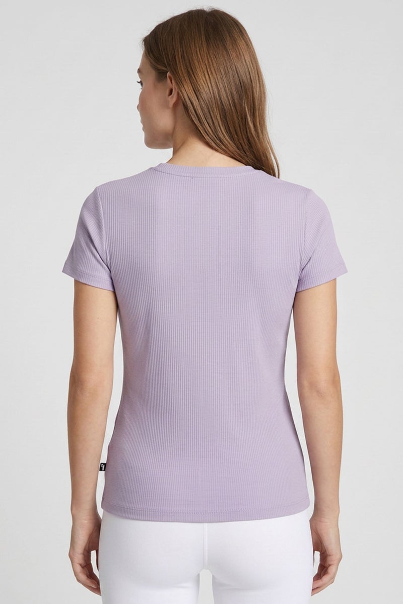 PUMA Women Sportswear Fit Short Sleeve Training T-Shirt, Mauve - Image 4