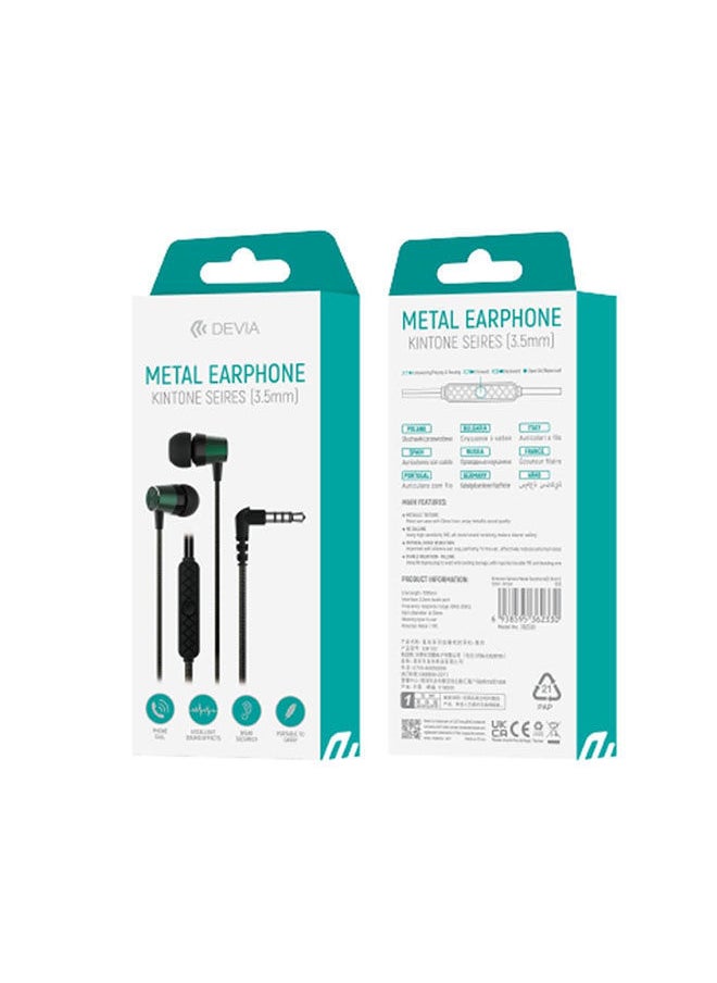 devia - Em103 Kintone Series Metal Earphone 3.5Mm - Image 1