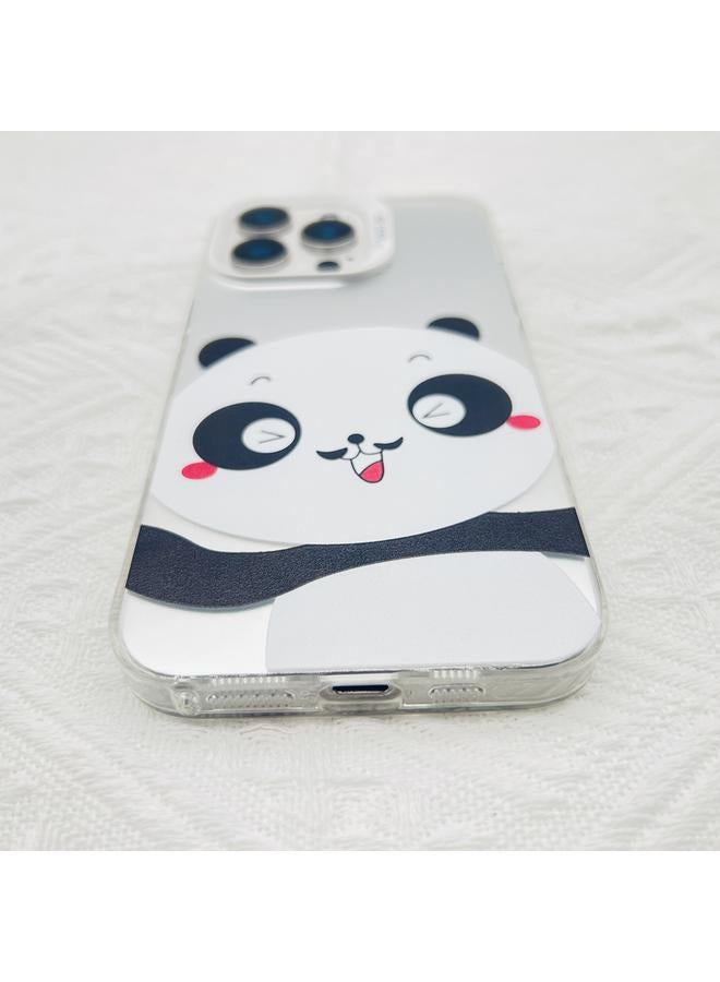 S-TOP Case For iPhone 7 / 8 / SE 2022 Cartoon Panda TPU Hybrid PC Phone Case - Image 4