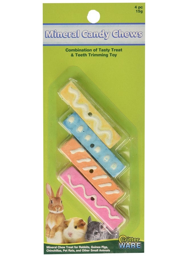 وير مانيوفاكتشارينج (3 عبوات) حلوى معدنية من Ware Manufacturing للحيوانات الأليفة الصغيرة - 4 لكل عبوة