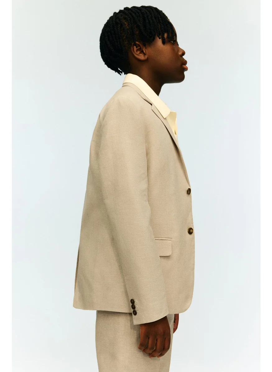 اتش اند ام Linen-Blend Jacket