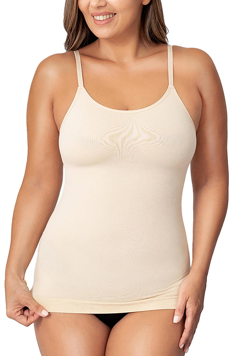 SHAPERMINT Womens Tops - Scoop Neck Cami Body Shaper for Women, Shapewear Tummy Control, Camisole Tank Tops for Women - Image 1