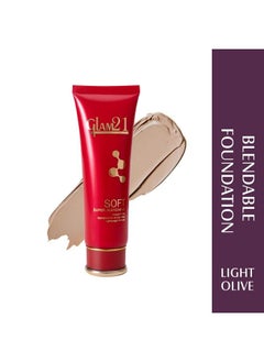 Glam 21 Glam21 Blendable Tube Foundation ; Hides Skin Imperfections Dark Spots Fine Lines ; Lightweight ; Suitable For All ; 6 Shades Match Indian Skin Tones ; 50Gm01  - Image 3
