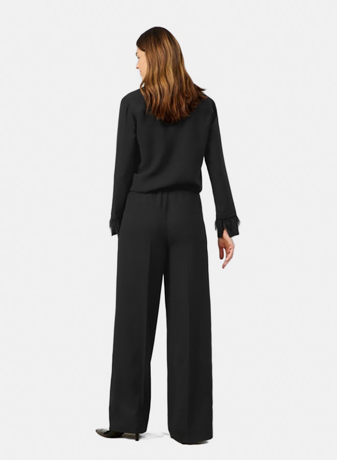 GERRY WEBER Elegant Pull-On Trousers With A Wide Leg  - Image 2