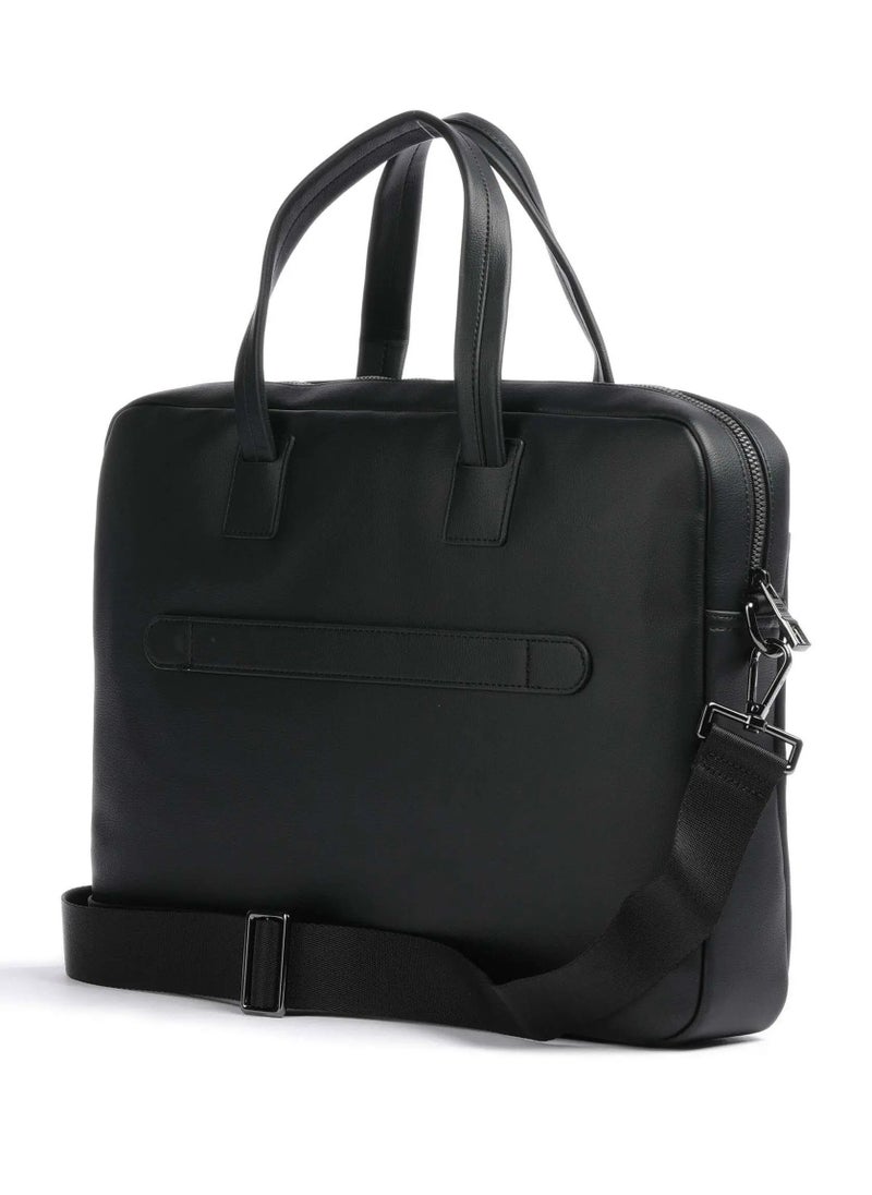 Tommy Hilfiger Plus - Tommy Hilfiger Black Laptop Men Bag - Image 1