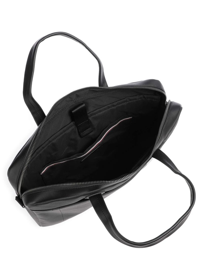 Tommy Hilfiger Plus - Tommy Hilfiger Black Laptop Men Bag - Image 1