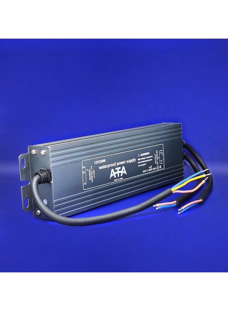 ATA 12V250W Power Supply IP67 Waterproof Transformer - Image 1