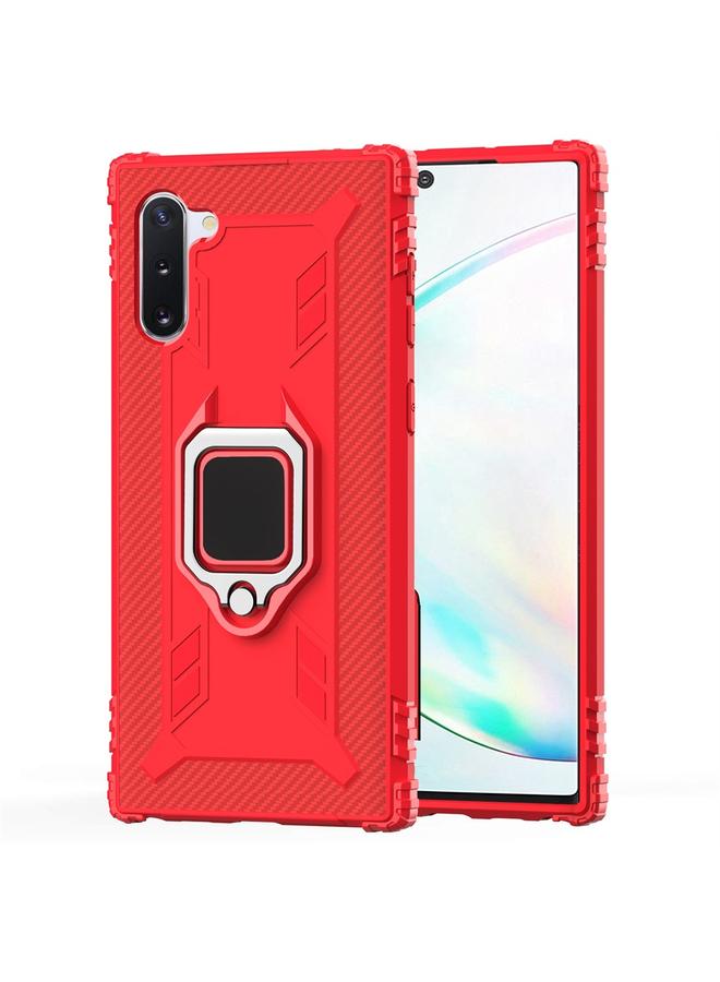 S-TOP Case For Galaxy Note 10 Carbon Fiber Protective Case with 360 Degree Rotating Ring Holder - Image 2