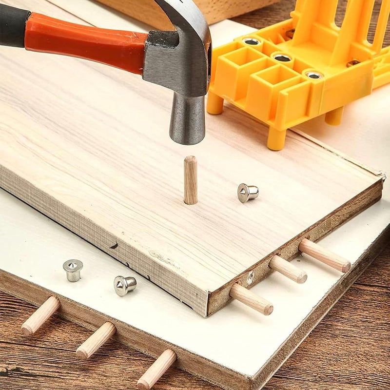 bloomax Dowel Pins. Furniture Connector Fastener Accessories. Grooved Fluted Dowel. Made of Hardwood. (6 mm X 30 mm, Pack of 1000 pcs) - Image 4