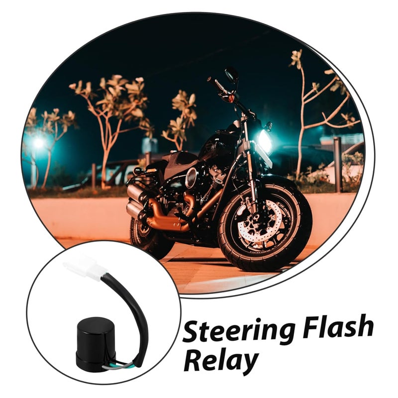مؤشر وميض الدراجة النارية ذو ثلاثة أسلاك - ريلاي وميض محسن للرؤية ومتين البناء - Image 4