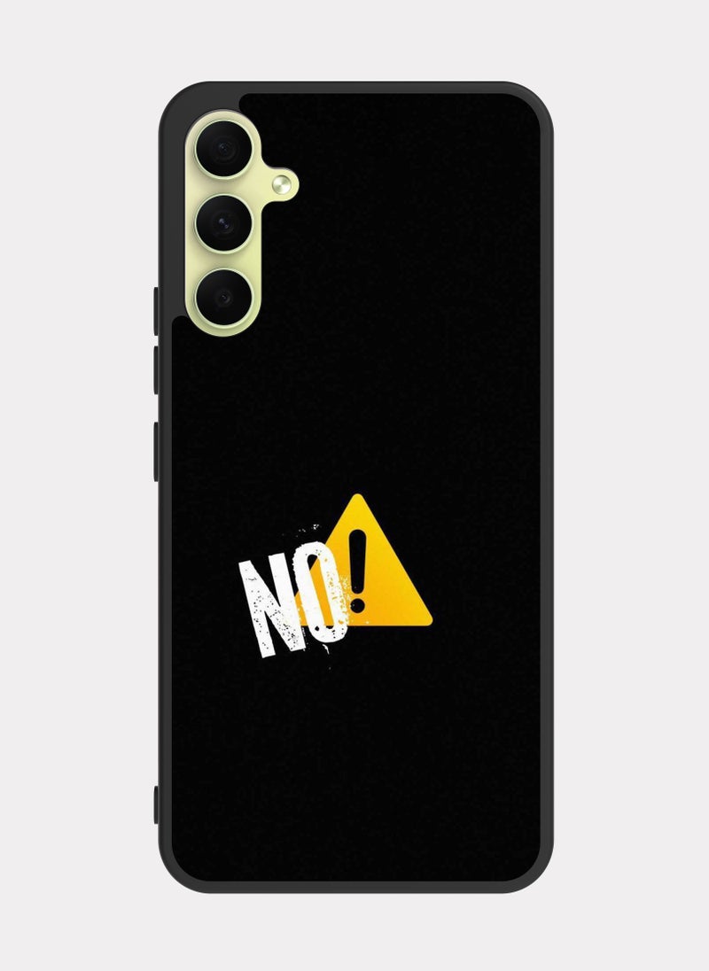 PXLAAT Samsung Galaxy A34 case cover Warning sign - Image 1