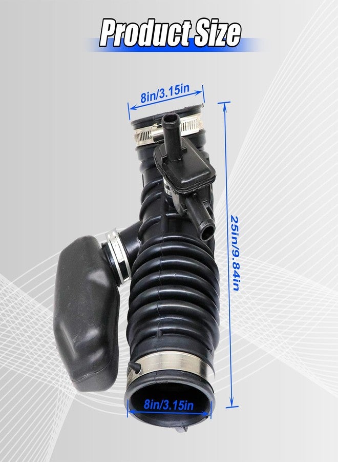 FZJDSD 3.5L Engine Air Intake Hose Compatible with Infiniti FX35 Base Sport 2009-2012,2PCS Left & Right Side Intake Boot Tube Outlet Duct Replace 16576-1CB1A 16576-1CB0A - Image 4