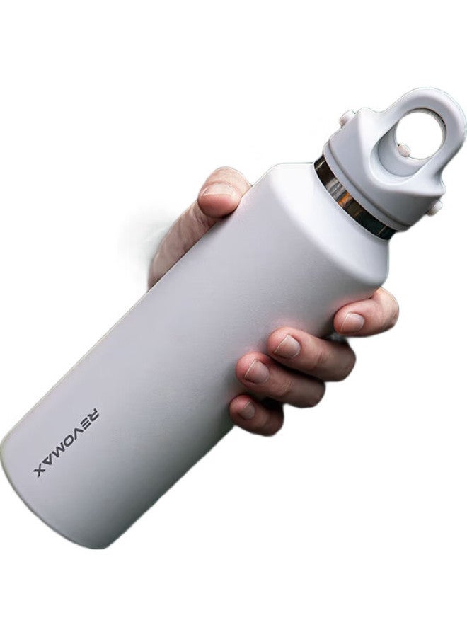 Revomax Premium Insulated Mug For Women, Stylish Stainless Steel Water Bottle, Outdoor Sports Portable Cup, Dynamic White 592Ml - Image 2