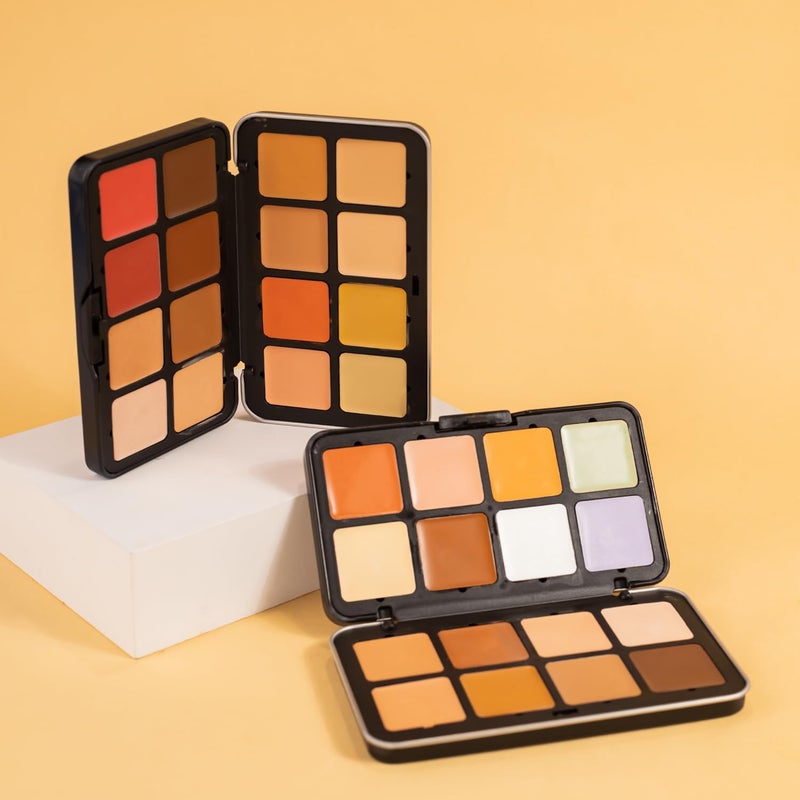 My Colors 16 Color Camouflage HD Palette Concealer Color Corrector Palette Multipurpose Creamy Light weight EasyToBlend For Long Lasting Natural Finish Perfect Look 25g x 16