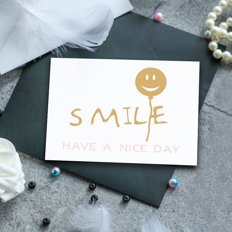 Teacher'S Day Thanksgiving Graduation Ceremony Holiday Birthday Thank You Card With Envelope Business Blessing Flower Card - Image 1