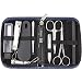 3 Swords Germany â€“ brand quality 10 piece manicure pedicure grooming kit set for professional finger & toe nail care tweezers file clipper fashion leather case in gift box, Made by 3 Swords (7797) - Image 2