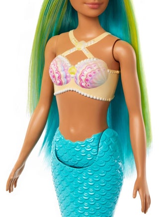 Mermaid Dolls with Colorful Hair, Tails and Headband Accessories - view 3