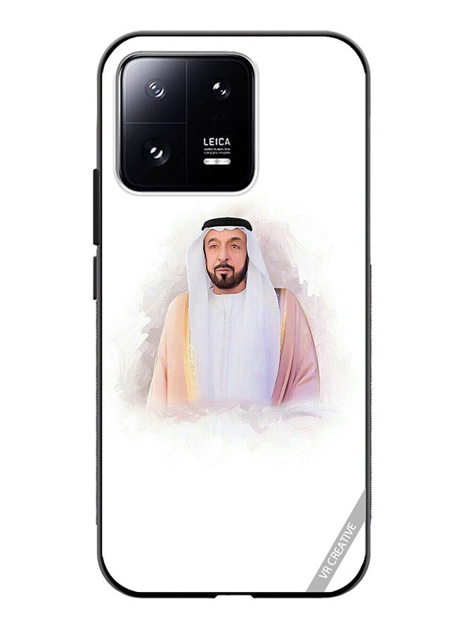 VR CREATIVE Protective Case Cover For Xiaomi 13 Sheikh Khalifa Bin Zayed Bin Sultan Al Nahyan Design Multicolour - Image 1