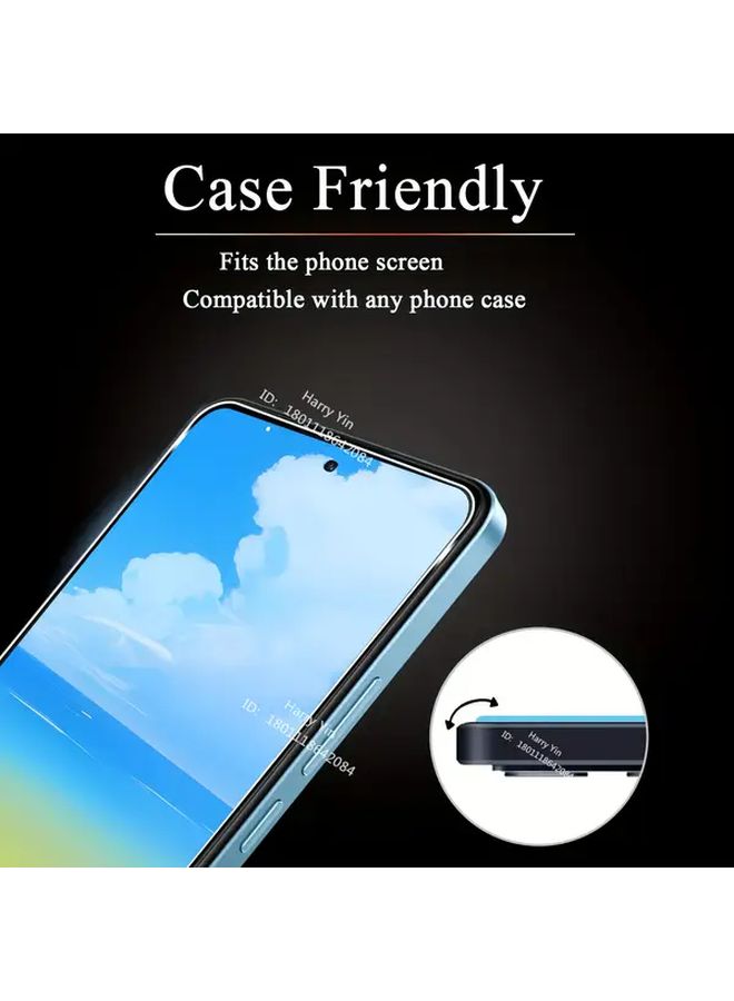 2 Pack Flat Privacy Screen Protector For Black Shark 4 9H Hardness Tempered Glass Scratch Resistant Bubble Free Easy To Install Black Edge Design Privacy Enhanced Glass Smartphone Screen Protector - Image 5