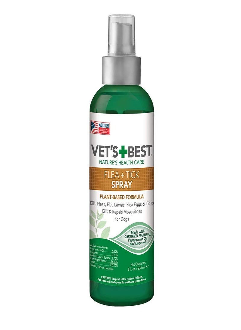 Vet's Best Vet’s Best Flea and Tick Home Treatment Spray (8 oz)  - Image 1